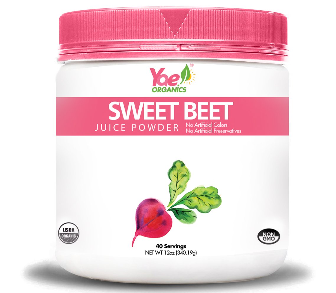 Yae Organics Organic Beet Juice Powder (1 Serving=1 Cup Fresh