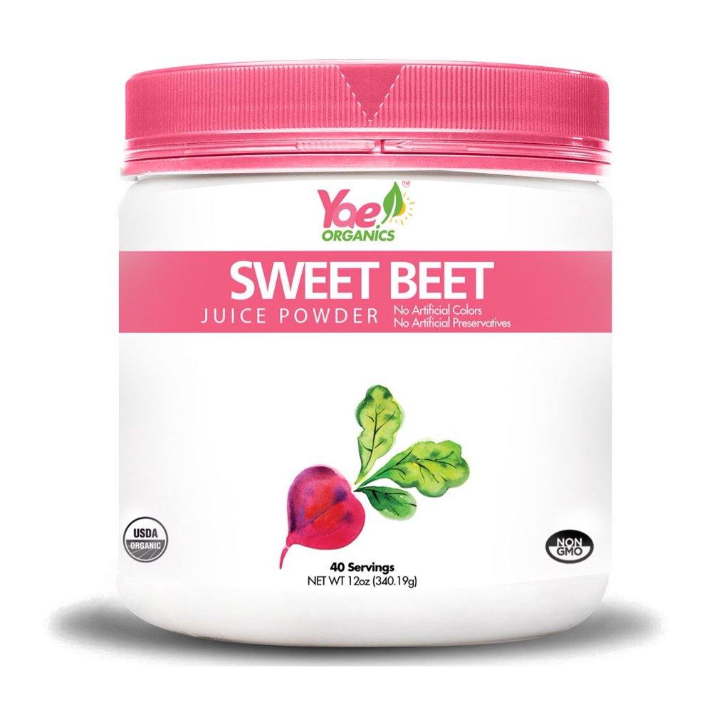 Yae Organics Organic Beet Juice Powder (1 Serving=1 Cup Fresh