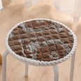 thumbnail image 1 of Nvzi 4 cojines gruesos y cómodos para jardín, terraza, hogar, cocina, oficina, 11,81 x 11,81 pulgadas (marrón), 1 of 5