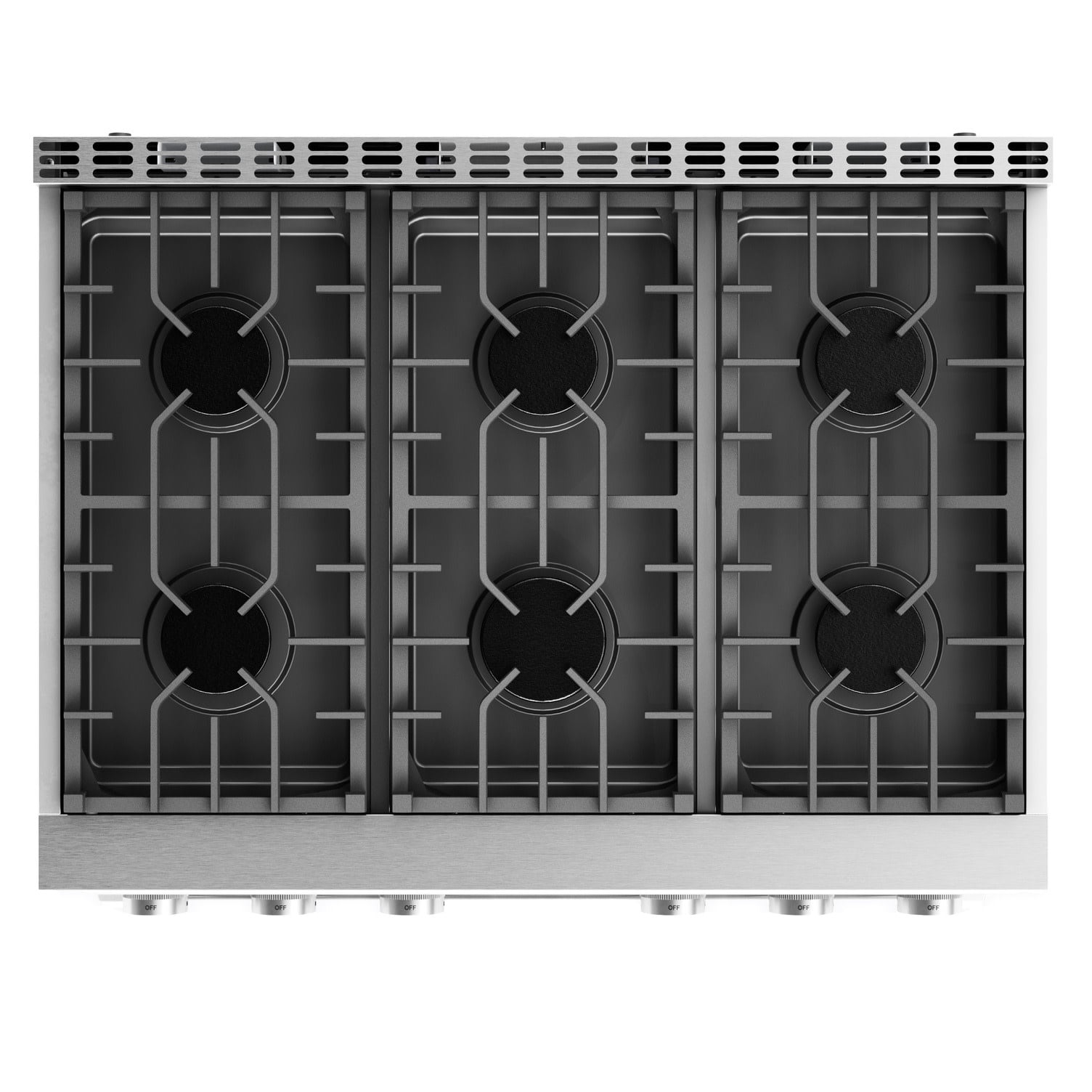 Thor Kitchen Arg36lp A Series 36" Wide 6 Cu. Ft. Free Standing Liquid Propane Range -