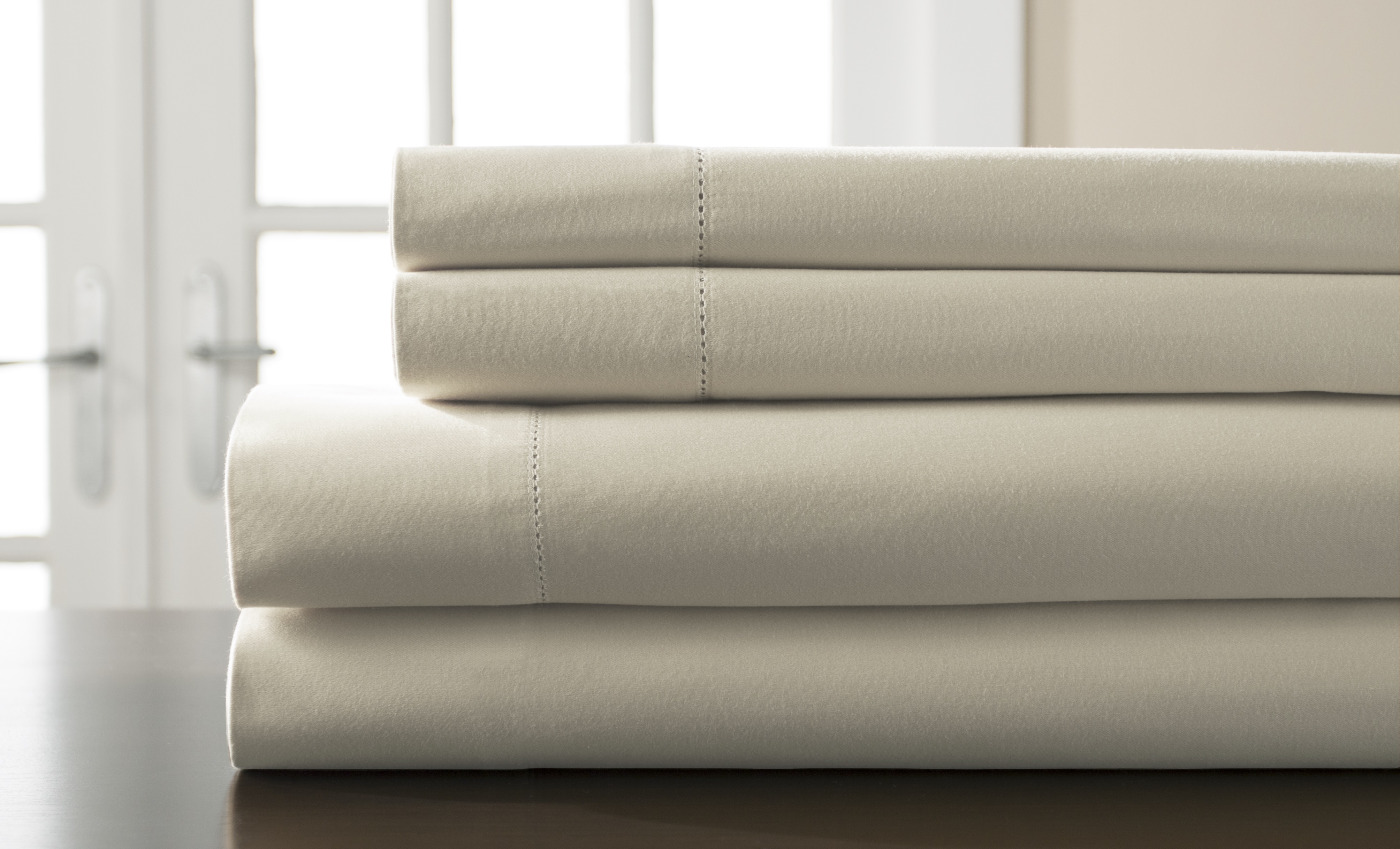 Hemstitch 100 Cotton Sheet Set