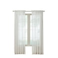 thumbnail image 2 of Habitat Rhapsody Voile Sheer Rod Pocket Light Filtering style Allows Natural Light Flow Curtain Panel 54" x 95" Shell, 2 of 4