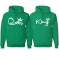 thumbnail image 2 of Wild Bobby Queen King Matching Cute Gift Idea Anniversary Wedding | Matching Couples Set Hoodie Couples Sweatshirt, Mens 2XL-Womens S,, 2 of 4