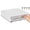 White and Stainless Steel, variant on Volcora Cash Register Drawer for Point of Sale (POS) System with Fully Removable 2 Tier Cash Tray, 5 Bill/8 Coin, 24V, RJ11/RJ12 Key-Lock, Double Media Slot, White
