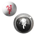 thumbnail image 1 of Soidarity Marcador de pelota de Golf, herramienta de alineación de señal de Humor para adultos, plantilla de marcador de señal, marcador delineador DIY, Golf No.2 Soidarity OD015907-02, 1 of 5