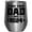 Silver, variant on First Time Dad Est. 2024, New Father, Baby Shower, Gender Reveal Party, Stainless Steel 12oz Wine Tumbler
