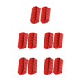 thumbnail image 2 of Destyer Golf Head Covers PU Portable Protector Travel Golf Athlete for Training Red Small 10 Pcs 5Set, 2 of 6