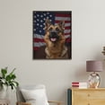 thumbnail image 4 of Paint by Numbers Kit for Adults, Dog Patriotic Flag Portrait Paint by Numbers, Easy Paint by Numbers Kit for Adults Beginner, DIY Adult Paint by Number Kits on Canvas, Home Decor 12x16in, 4 of 7