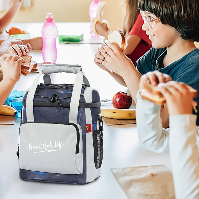 Organización y almacenamiento, Almacenamiento, Organizador, Bolsa bento fresca de moda urbana, bolsa aislante para mantener la frescura, bolsa de hielo a prueba de fugas, bolsa de almuerzo con aislami