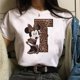 thumbnail image 1 of Camiseta con estampado de combinación de letras y nombre personalizado para mujer, camiseta de manga corta ABCDEFG con letra de Minnie Mouse Tan Jianjun  unisex, 1 of 2