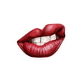 thumbnail image 2 of Popp, Grace 26x26 White Modern Wood Framed Museum Art Print Titled - Emotion Lips III, 2 of 4