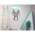 thumbnail image 3 of Awkward Styles Little Deer in Clouds Baby Room Decals Deer Printed Poster Wall Art Animal Printed Poster UInframed Picture Baby Room Decorations Clouds Inspirational Wall Art Deer Wallpaper, 3 of 3