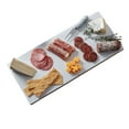 thumbnail image 3 of Sabatier 8-inch X 18-inch Prep and Serve Acacia and White Stone Cutting Board, 3 of 8
