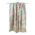 thumbnail image 2 of Contemporary Home Living White and Pink Rectangular with Diamond Cut Throw Blanket 50" x 60", 2 of 3