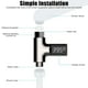 thumbnail image 2 of Termómetro digital LED para baño con flujo de agua en tiempo real - Con pantalla giratoria de 360° - Termómetro de agua para bebés - Termómetro para ducha - Termómetro para bañera, 2 of 4