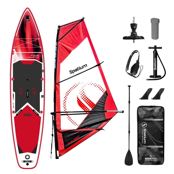 Spatium Windsurf Sail Professional Inflatable Sup Paddle Board Windsurf Board with sail