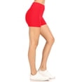 thumbnail image 2 of MOA Collection Women's Casual Soft Stretch Elastic Waist Workout Short Pant, 2 of 5