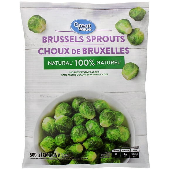 Choux de Bruxelles Great Value 500&nbsp;g