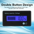 thumbnail image 3 of Ccdes Battery Capacity Indicator,GY-6D PCB HTN Sound-light Alarm Battery Capacity Monitor Indicator LCD Display 12-84V, Battery Display with Sound-light Alarm, 3 of 8