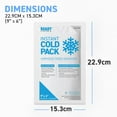 thumbnail image 4 of Instant Cold Pack, XL Ice Packs (9" x 6") - Ready First Aid, Provides fast Relief for Bruises, Swelling, Muscle Spasm, Pain, Headaches, Minor Ice Packs for Injuries (6" x 9", Case of 240), 4 of 6