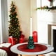 thumbnail image 1 of xihome Portavelas de cristal con forma de rbol de Navidad para velas de aromaterapia de 7,2 cm (2,83 pulgadas). Ideal como centro de mesa navideño o decoracin para la repisa de la chimenea., 1 of 6