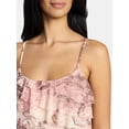thumbnail image 4 of Madden NYC Women's Sleeveless Ruffle Mini Dress, Sizes XXS-XXL, 4 of 5