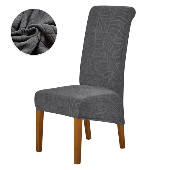 AIGIA Dining Room Chair Covers Set of 1/2/4 Stretch Chair Covers Washable Kitchen Chair Covers Parsons Chair Slipcover for Home Restaurant Banquet