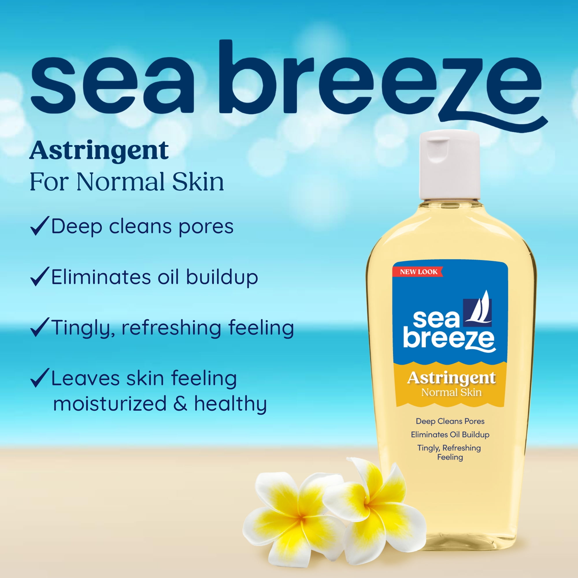 Sea Breeze Original Formula Astringent for All Skin, Acne and Blemishes, 16 fl oz