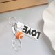 thumbnail image 5 of Mini Llavero de Raqueta de tenis 3D naranja Sunnimix, 5 of 8