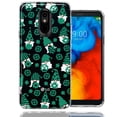 thumbnail image 1 of MUNDAZE LG K40 Lucky Green St Patricks Day Cute Gnomes Shamrock Polkadots Double Layer Phone Case Cover, 1 of 3