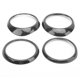 thumbnail image 2 of Anillos De Fibra Del Control Central Para Salida De Aire, Anillos Embellecedores De Fibra De Carbono, Decoración De Estilo Apto Para Tacoma 2016-2020 ANGGREK Otros, 2 of 8