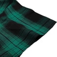 thumbnail image 6 of hoksml Men's Stand Collar Plaid Short Sleeve Button Shirt, Regular Fit Shirts for Daily Outdoor and Summer Casual Wear, 6 of 9
