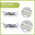 thumbnail image 3 of Kdxio Two Brave Cats Are Floating On The Sea Iceberg Name Plate Compatible Stanley Cups Name Tag Acrylic Nameplate Tumbler Lid Topper for Cup Accessories, 3 of 9