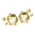 JZROCKER Brass Counterweight Steering Knuckles Axles Cover For 1/18 RC