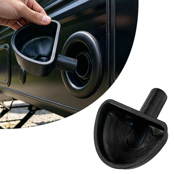 CozyFiel RV Water Fill Funnel, Wide Mouth Fresh Water Tank Filler for Travel Trailer, Motorhome, Camper