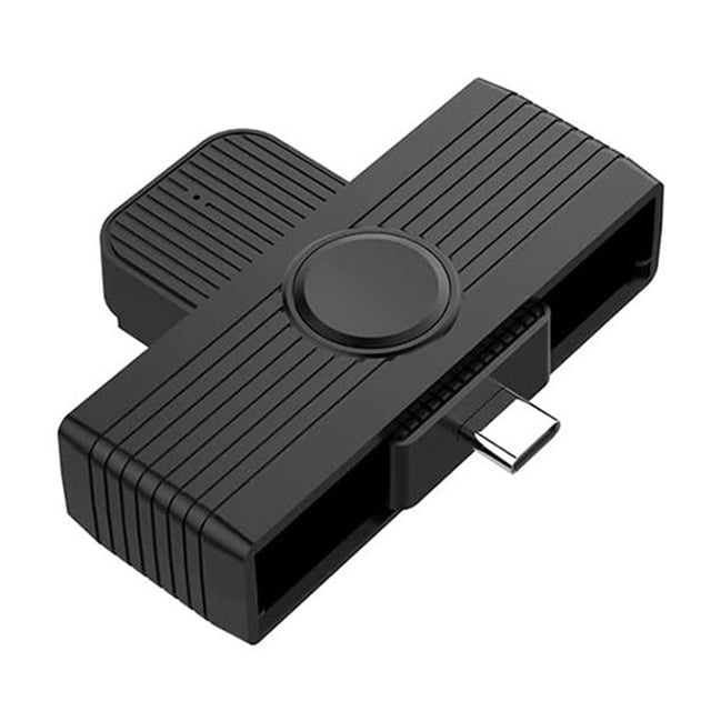 Lector de Tarjetas Inteligentes Tipo C Tarjeta Inteligente/SIM/ID/ Adaptador de Lector de Tarjetas Inteligentes para TeléFonos Android Computadora PC