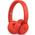 thumbnail image 1 of Restored Beats Solo Pro Wireless Noise Cancelling On-Ear Headphones - H1 Chip, Class 1 Bluetooth, Transparency, 22 Hours of Listening Time, Built-In Microphone - (Red), 1 of 7