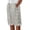 White, variant on Gkeoshab Shorts for Women Women's Striped Cotton Linen Knee Length Shorts High Waist Elastic Band Side Button Closure with Pockets Loose Casual Pants