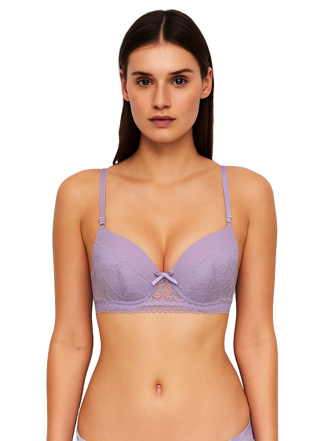 Women Bras 6 Pack of T-shirt Bra B Cup C Cup D Cup DD Cup DDD Cup 36C (A9283)