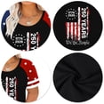 thumbnail image 4 of Fabrcox L-5XL 250th Anniversary USA Shirt 1776-2026 Flag Print 4th July Shirts for Women Independence Day Freedom Patriotic Shirts for Women Funny, 4 of 6
