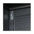 thumbnail image 5 of Seville Classics UltraHD 2-Piece Heavy Duty Mega Solid Steel Metal 2-Door Lockable Stacker Wall Storage Cabinet Set , 30" W x 18" D x 90.5" H, Graphite, 5 of 7