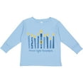 thumbnail image 3 of Inktastic Peace Light Hanukkah Boys or Girls Long Sleeve Toddler T-Shirt, 3 of 5