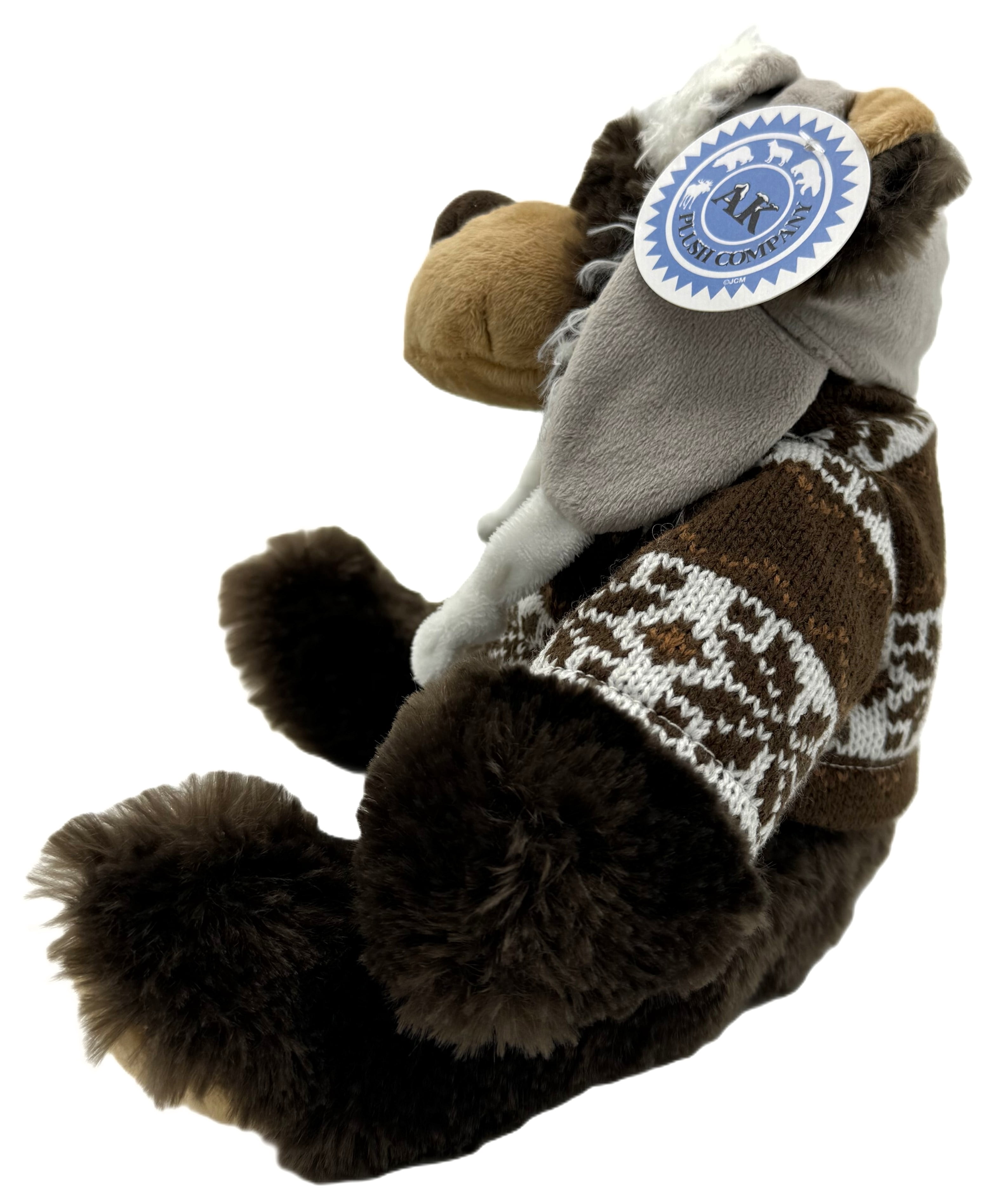 Alaskagift Grizzly Bear With Sweater 9 Inch