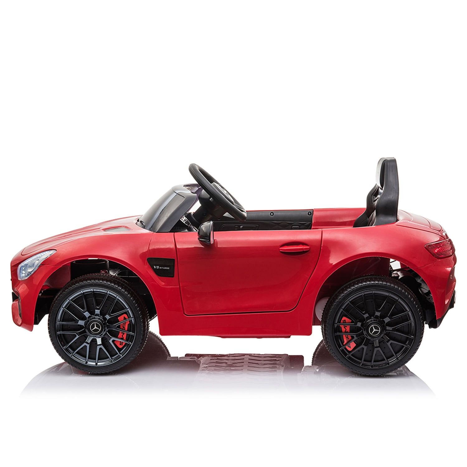 CIPACHO Licensed Benz GT 12V Ride On Car, Electric Vehicle Kids Car Toy with 3-Speed Remote Control Sporty Carfor for Kids 3 to 6 Years Old, Red CIPACHO Licensed Benz GT 12V Ride On Car, Electric Vehicle Kids Car Toy with 3-Speed Remote Control Sporty Carfor for Kids 3 to 6 Years Old, Red