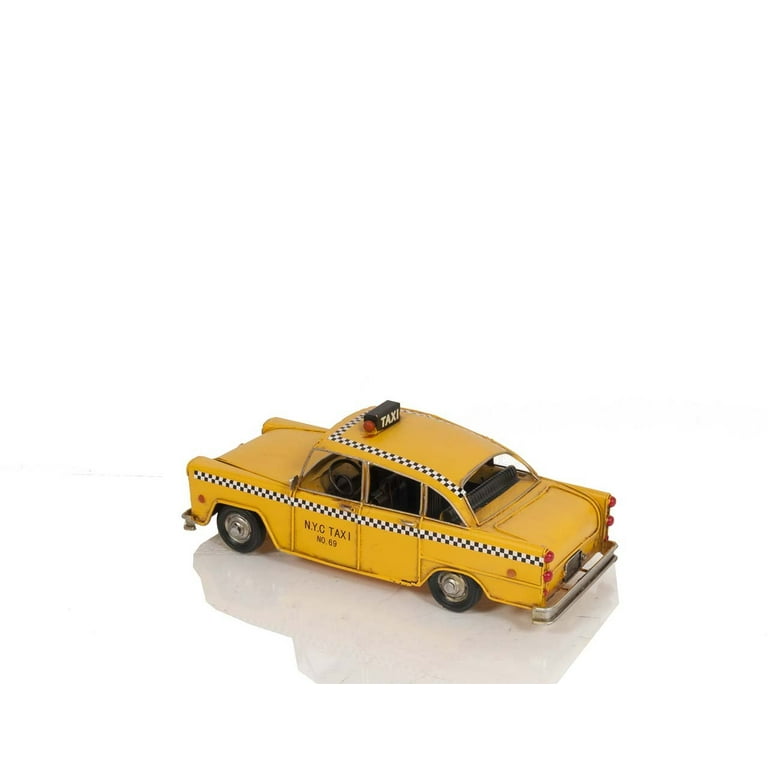 Handmade Tin Classic New York City Taxi Model - Walmart.com