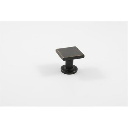 Residential Essentials 10320VB Square Cabinet Knob, Venetian Bronze