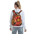 thumbnail image 7 of Fuzoiu Colorful Vintage Floral Pattern Print Lightweight Daypack,Weekender Bag for Men and Women, Travel Backpack with Padded Straps for School, Travel & Work, 7 of 7