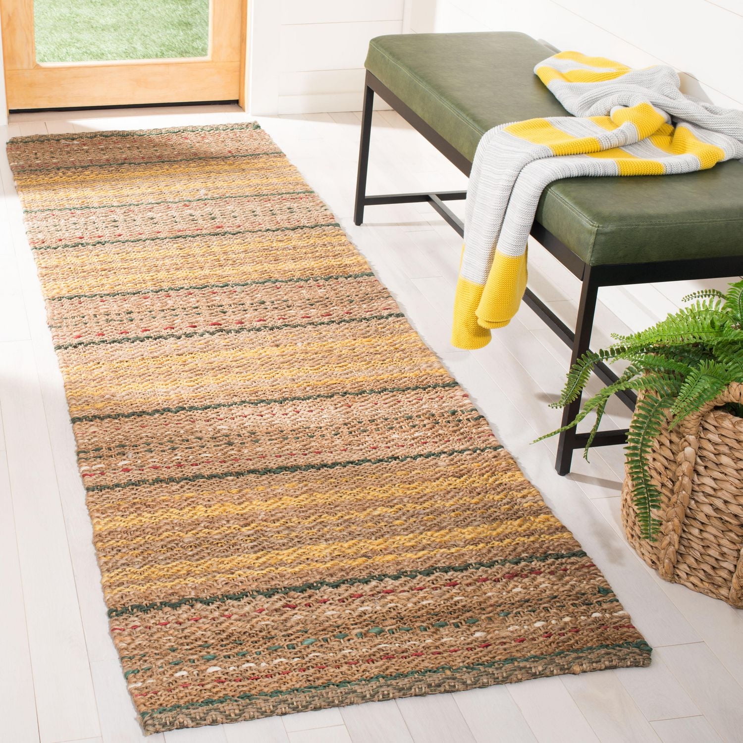 Safavieh Natural Fiber Ombre Striped Area Rug