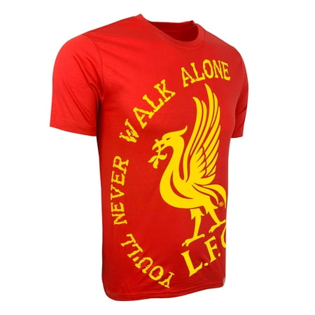 Liverpool T-Shirt You'll Never Walk Alone For Adults, Licensed Liverpool Tshirt (XL)