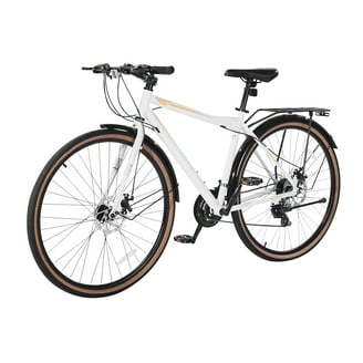 Kelly 700C 7 Speed 48cm Hybrid City Bikes for Women, Vanilla